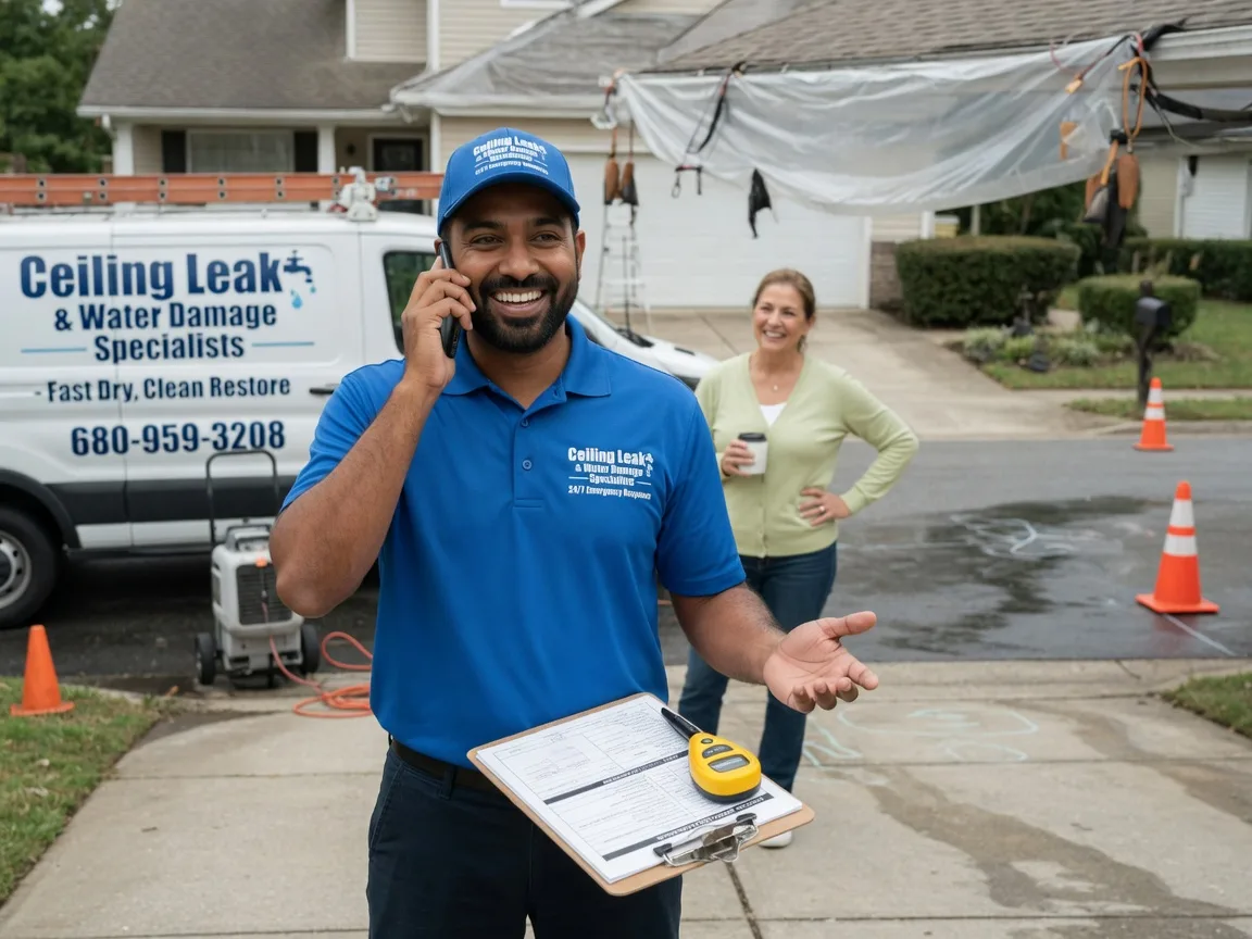 Ceiling Leak Cleanup Ninety Six, SC FAQs